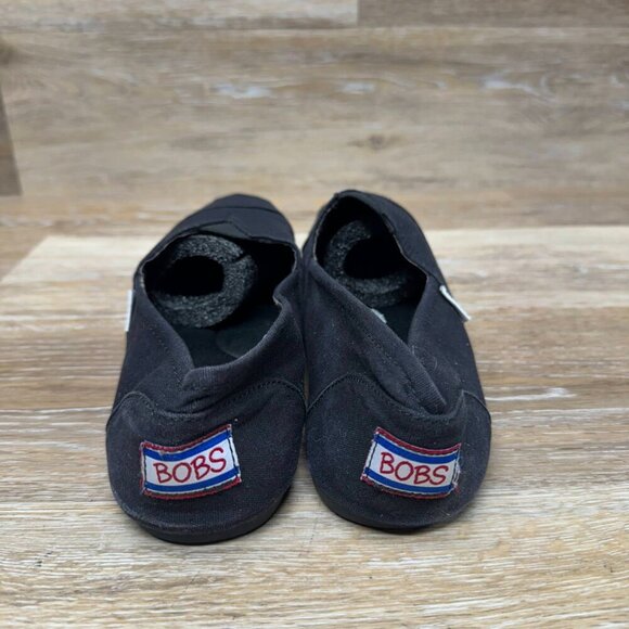Bobs from Skechers Peace & Love Black Casual Shoes Women's Size 9.5 - Picture 3 of 6